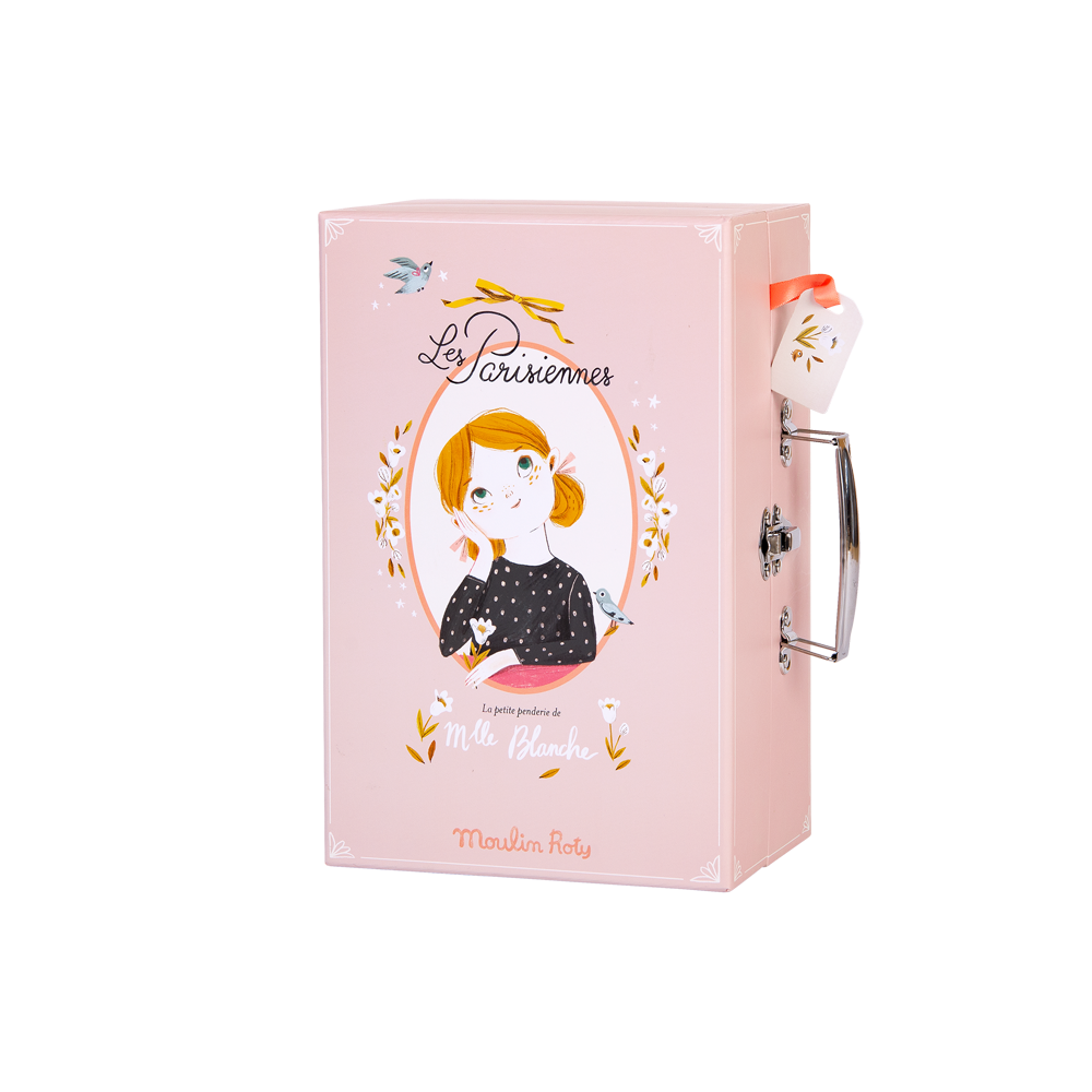 Valise vide rose Les Parisiennes 