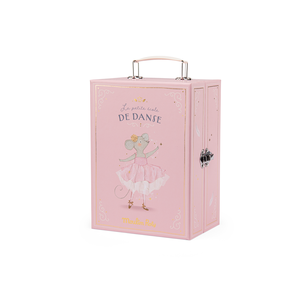 Valise vide rose La petite école de danse