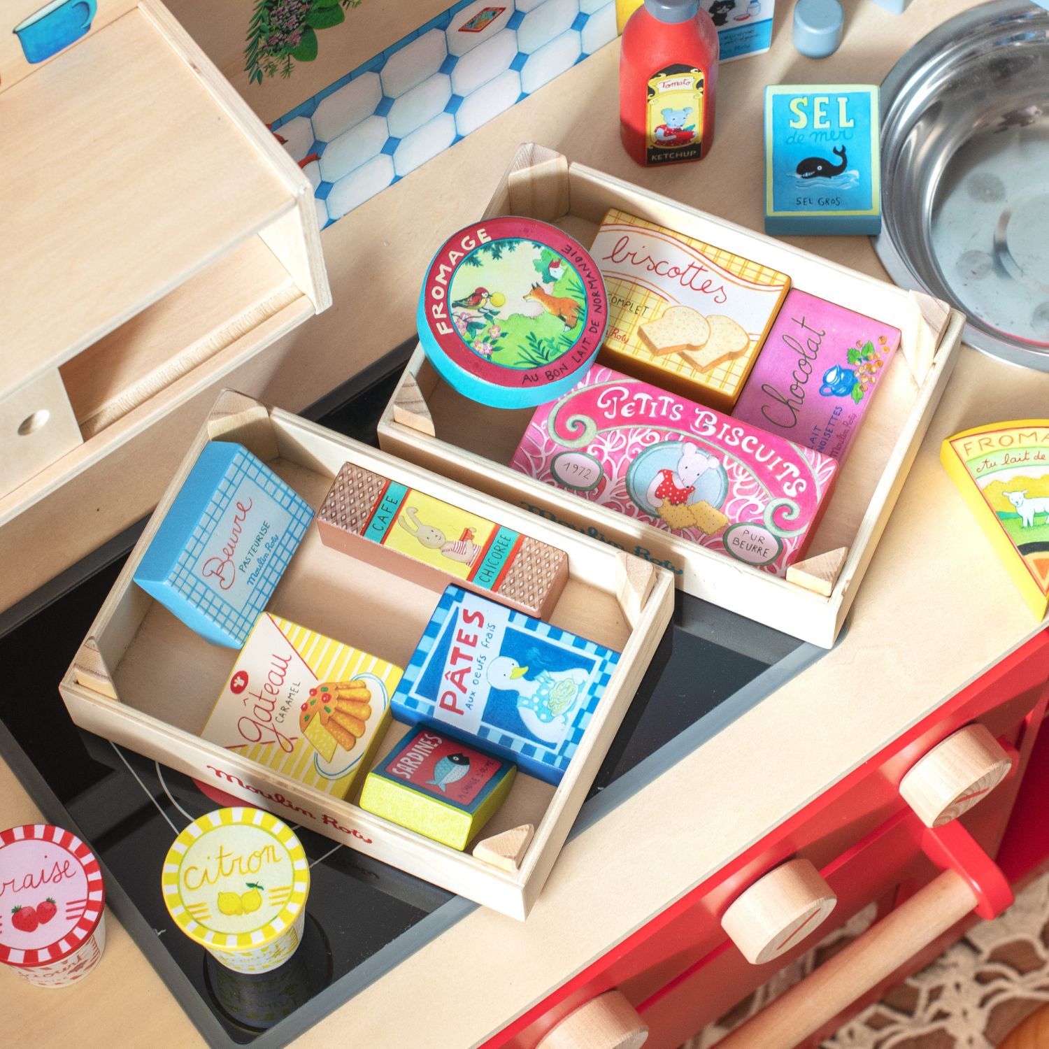 Set de produits d'épicerie