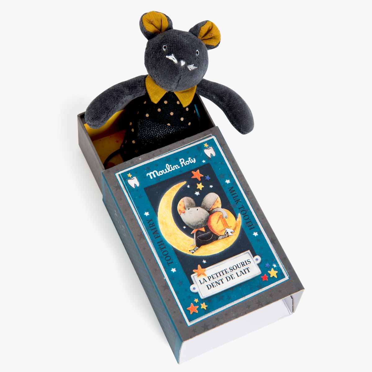 Souris dent de lait Les Moustaches Moulin Roty