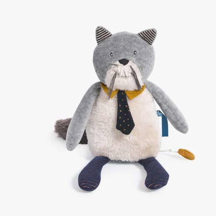 Peluche musicale chat Fernand Les Moustaches Moulin Roty