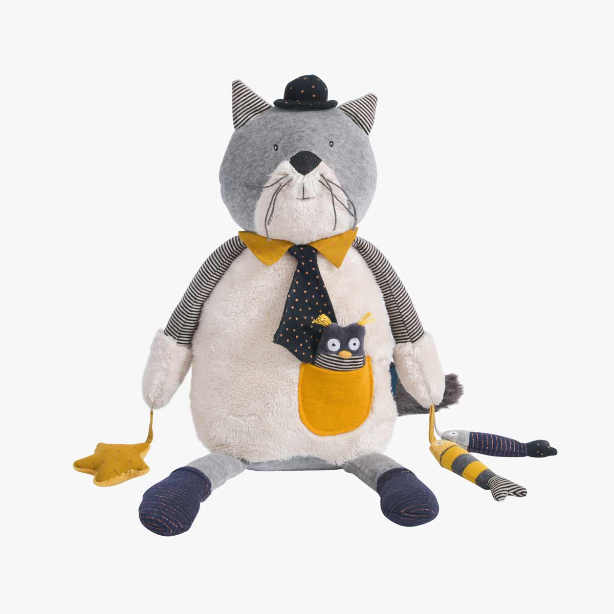 Chat d'activites Fernand Les Moustaches Moulin Roty