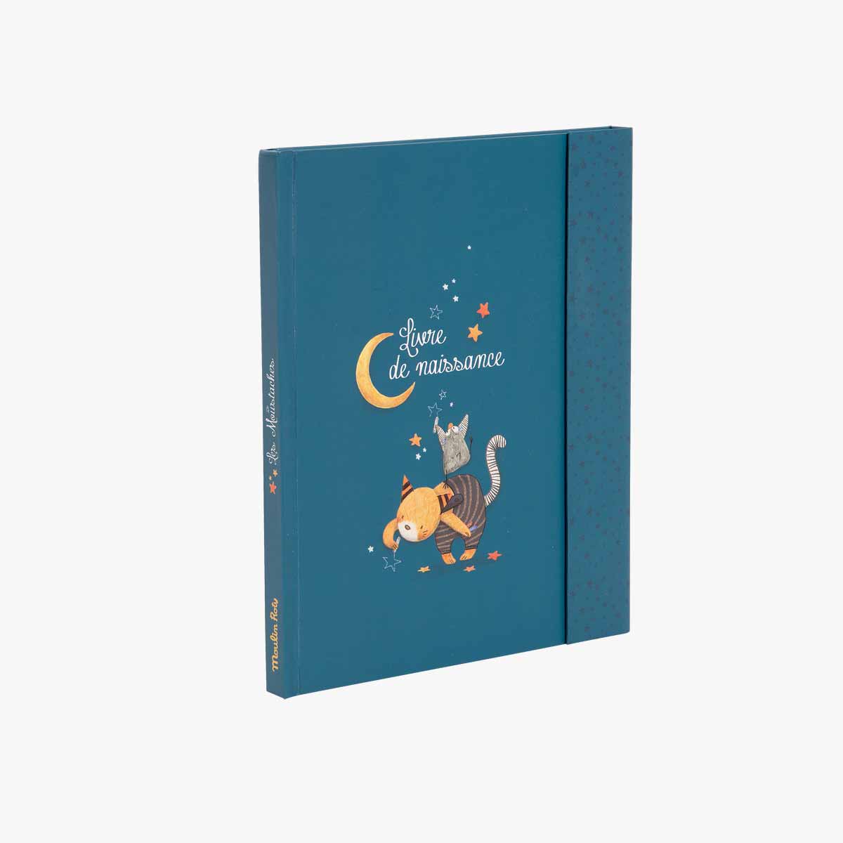 Livre de naissance Les Moustaches 80 pages Moulin Roty