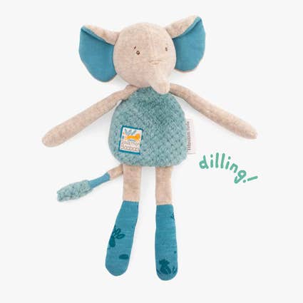 Doudou hochet Elephant Sous mon baobab Moulin Roty