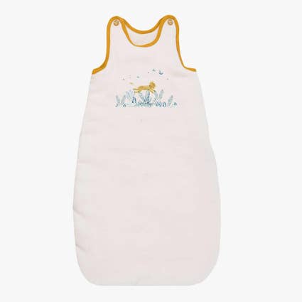 Gigoteuse beige Lion 90 cm Sous mon baobab Moulin Roty