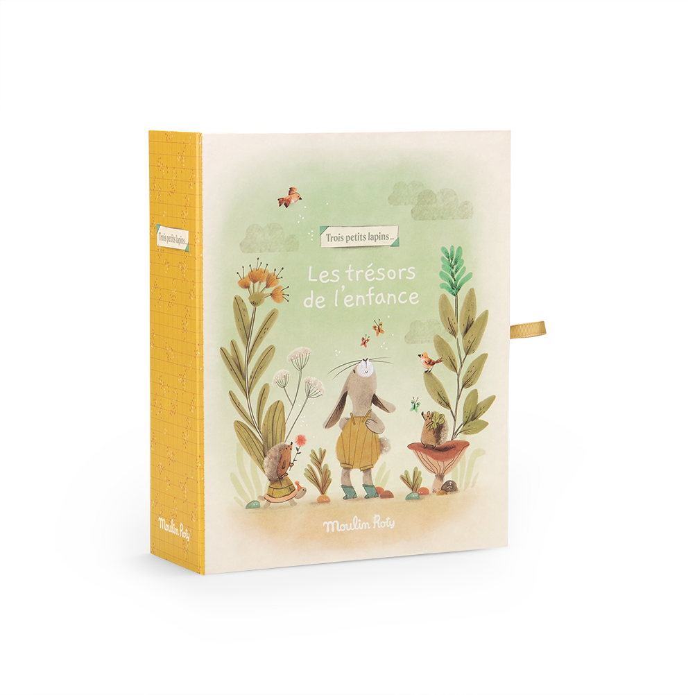 Coffret naissance Trois petits lapins Moulin Roty