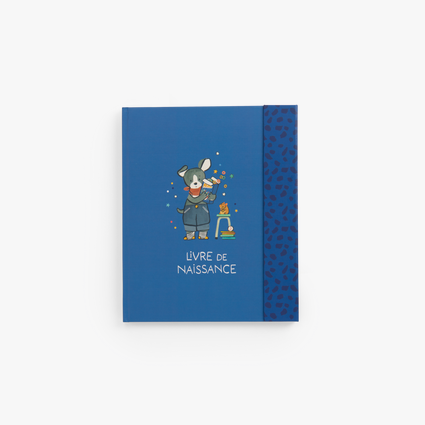 Livre de naissance Puce Pilou 80 pages Moulin Roty