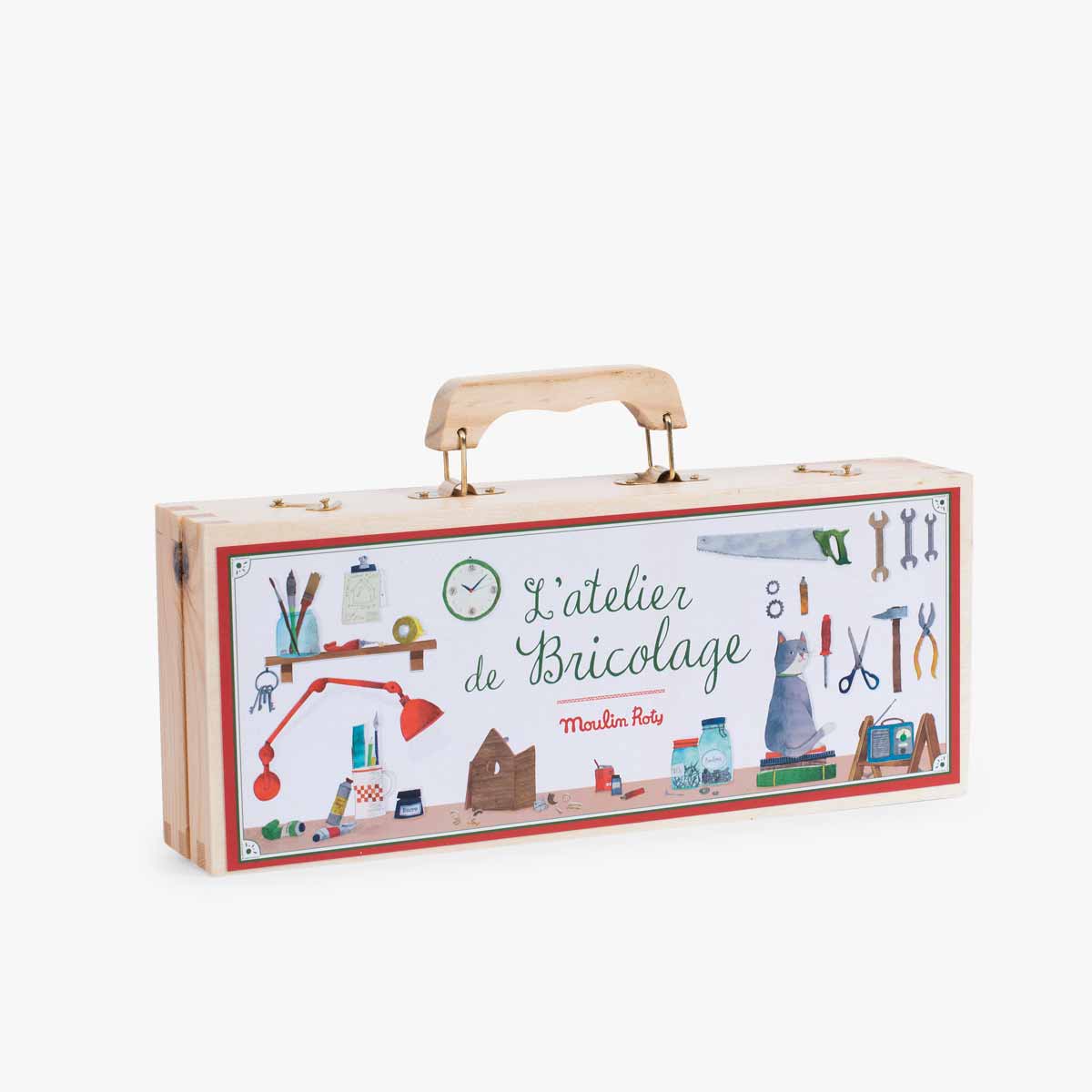 Petite valise bricolage 6 outils Jouets d'hier Moulin Roty