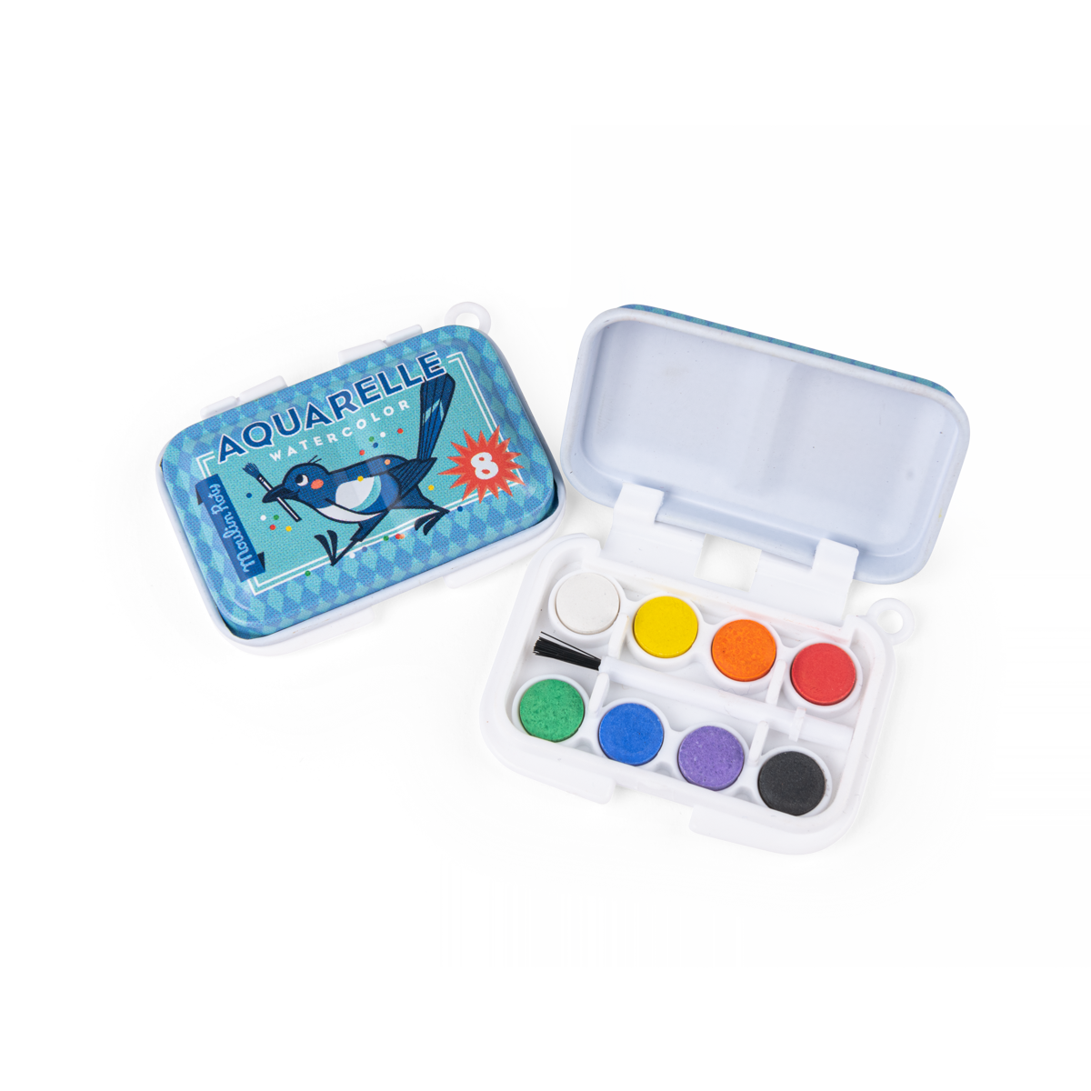 Mini palette aquarelle bleu