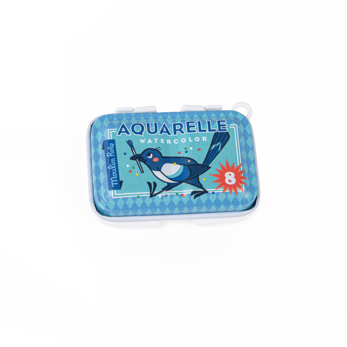 Mini palette aquarelle bleu
