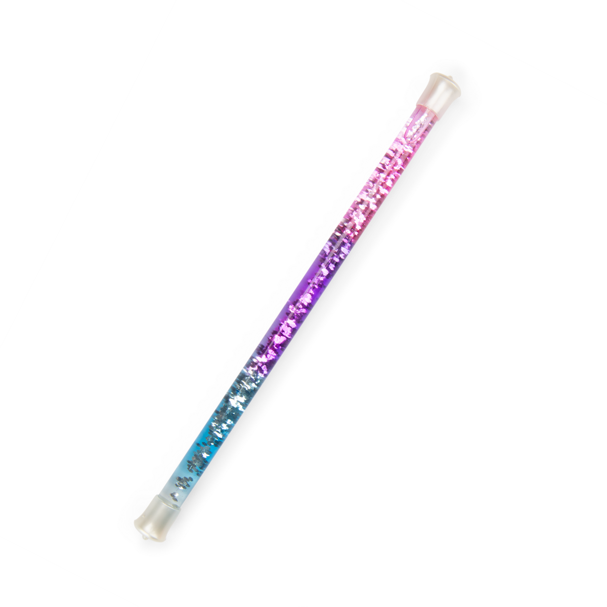 Baguette à paillettes bleue et rose