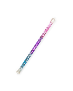 Baguette à paillettes bleue et rose