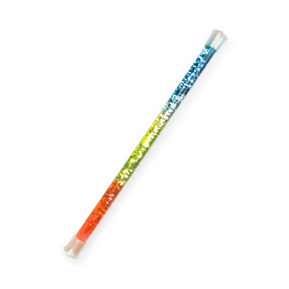 Baguette à paillettes rouge et bleue