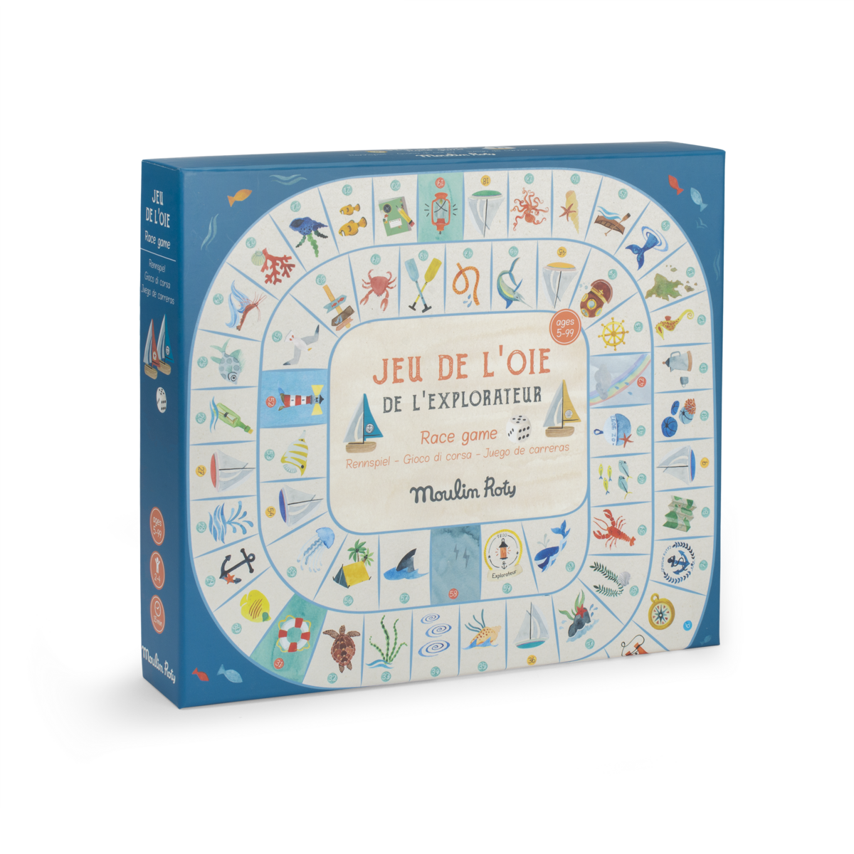 Jeu de l'oie de l'explorateur
