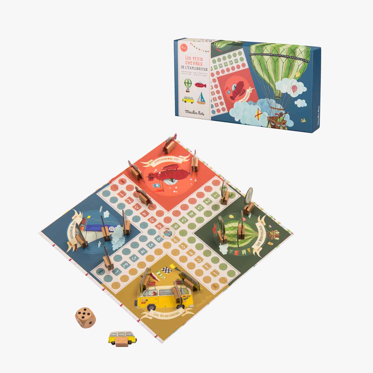 Jeu de petits chevaux Le Jardin du Moulin Moulin Roty