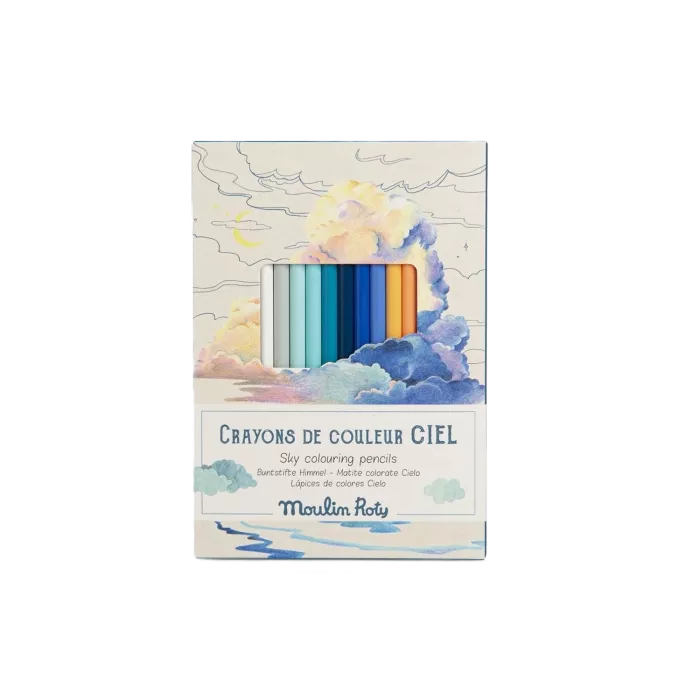 12 crayons de couleur + cartes