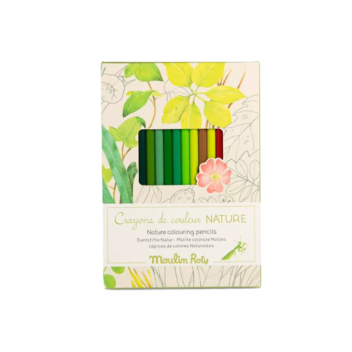 12 crayons de couleur + cartes