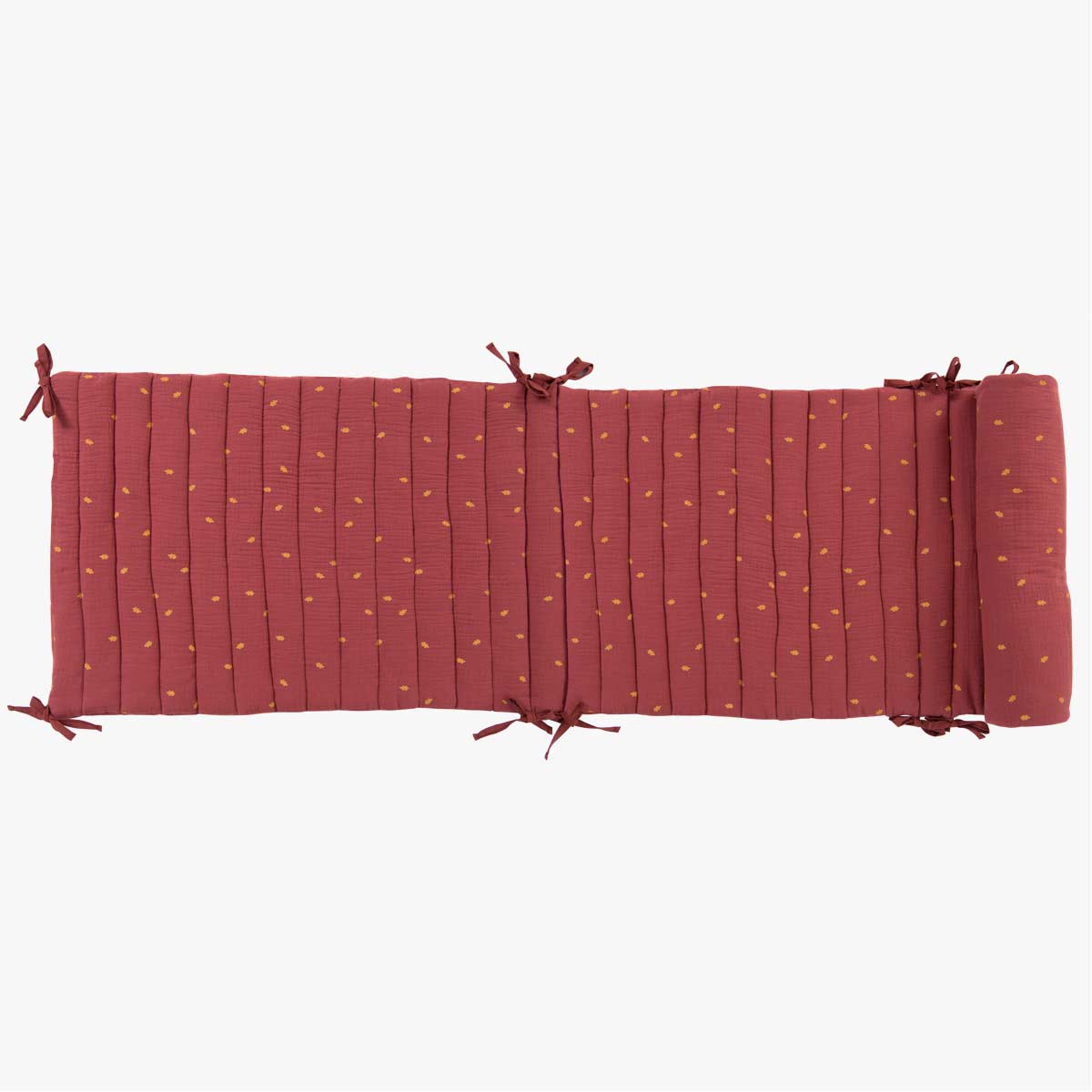 Tour de lit terracotta Apres la pluie Moulin Roty