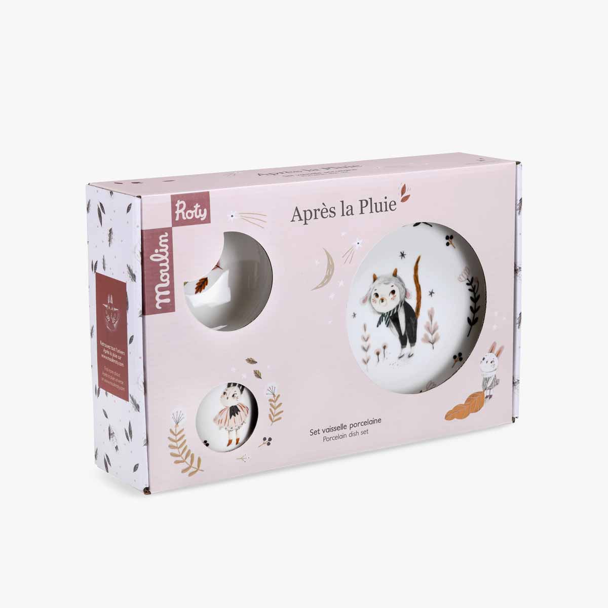 Set vaisselle porcelaine