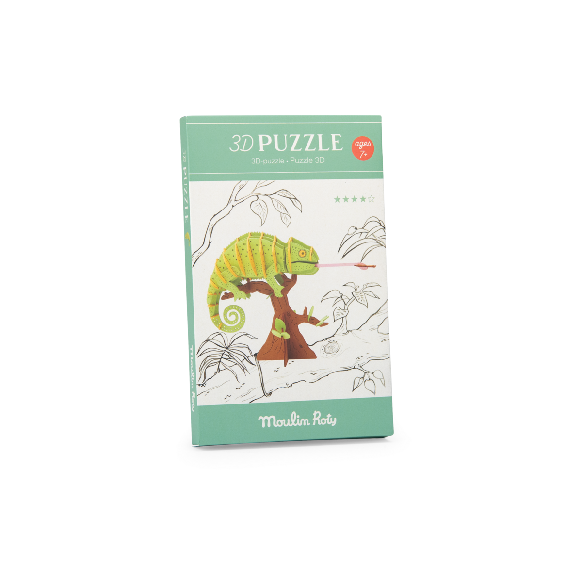 Puzzle 3D Caméléon