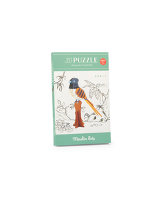 Puzzle 3D Gobe-mouche de paradis