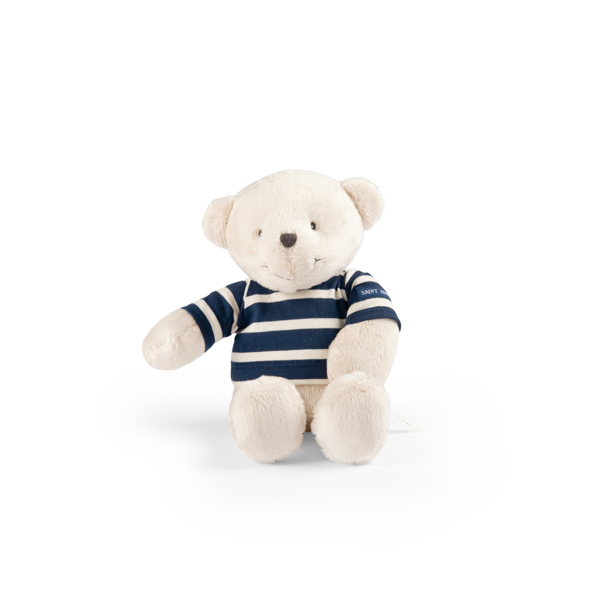 Peluche Ours creme  30 cm Saint James x Les p'tits doudous de l'hopital Moulin R