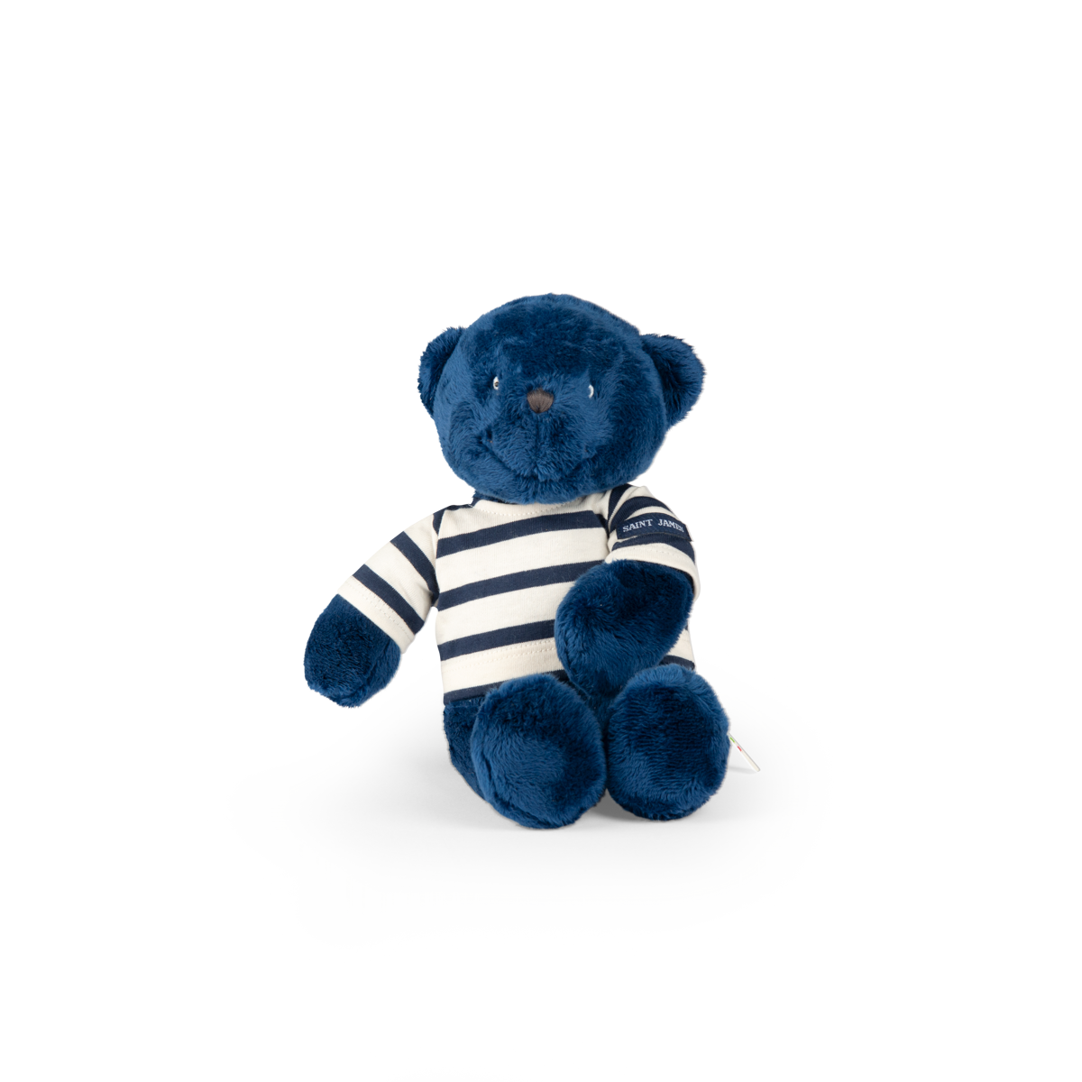 Peluche Ours marine  30 cm Saint James x Les p'tits doudous de l'hopital Moulin 
