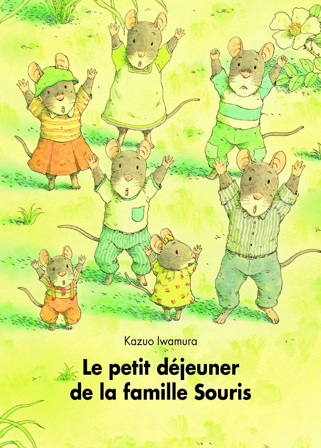 Livre Le petit déjeuner de la famille Souris de Iwamura et Schwartz Ecole des Loisirs