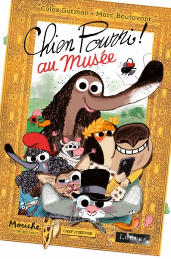 Livre chien pourri au musée Ecole de loisirs