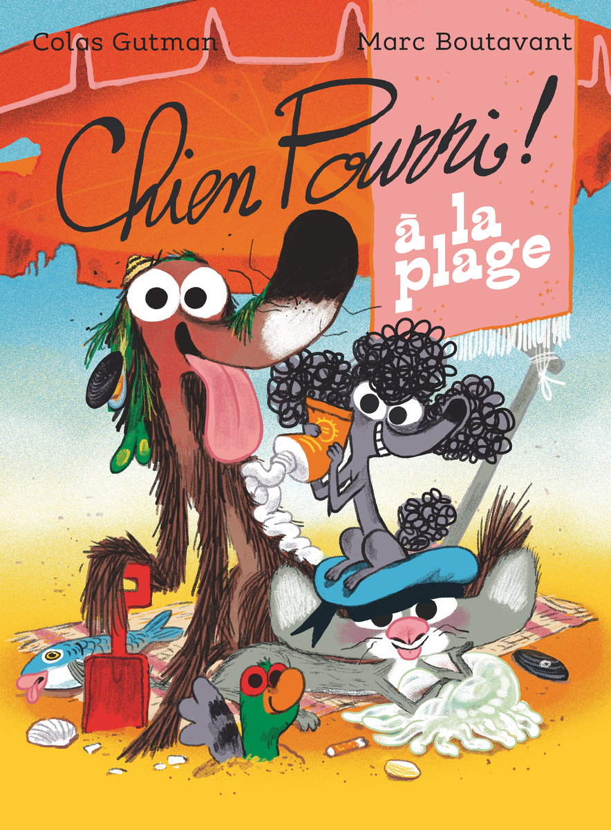 Livre Chien pourri à la plage