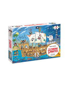 Puzzle 200 pièces Les chiens pirates