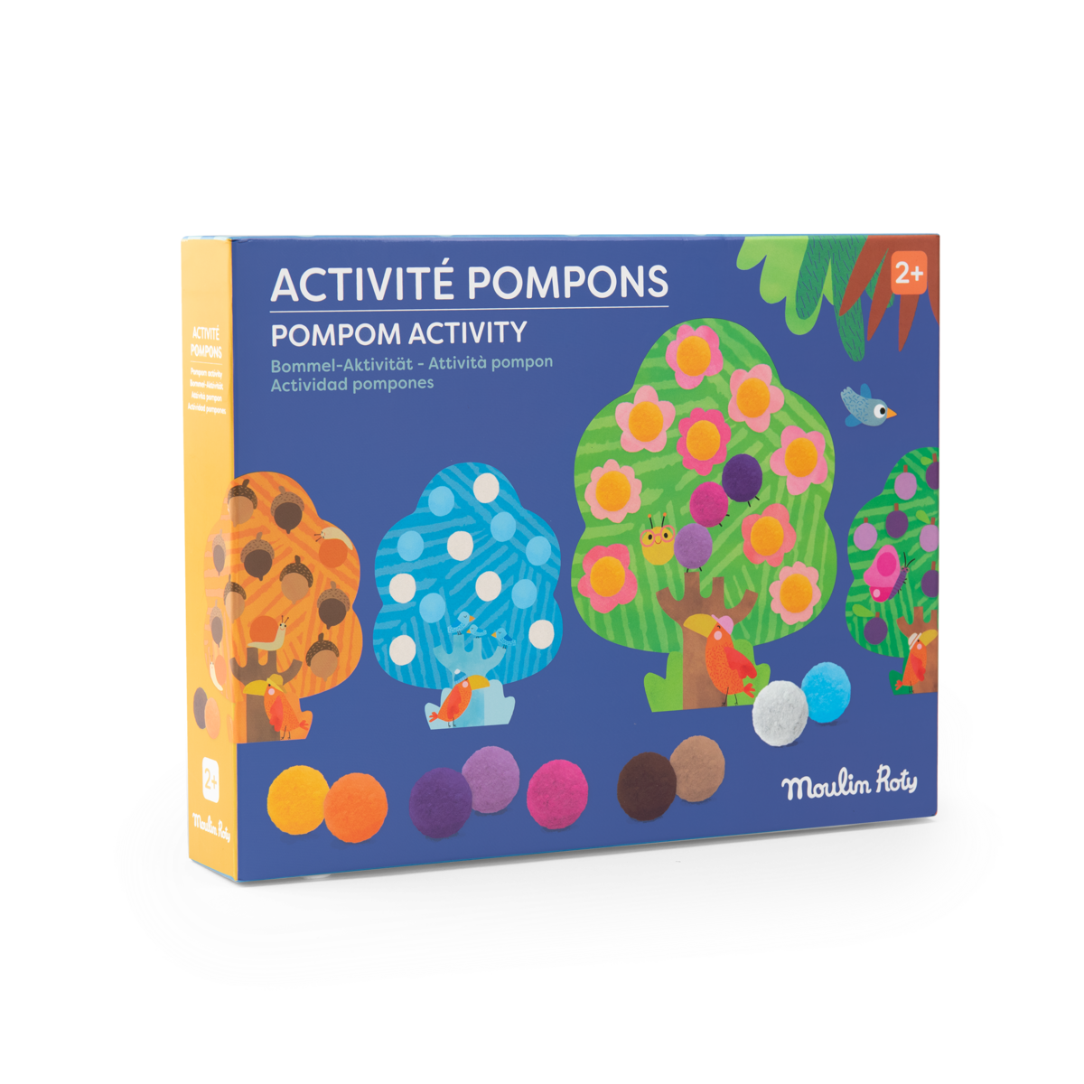 Activit pompons arbres