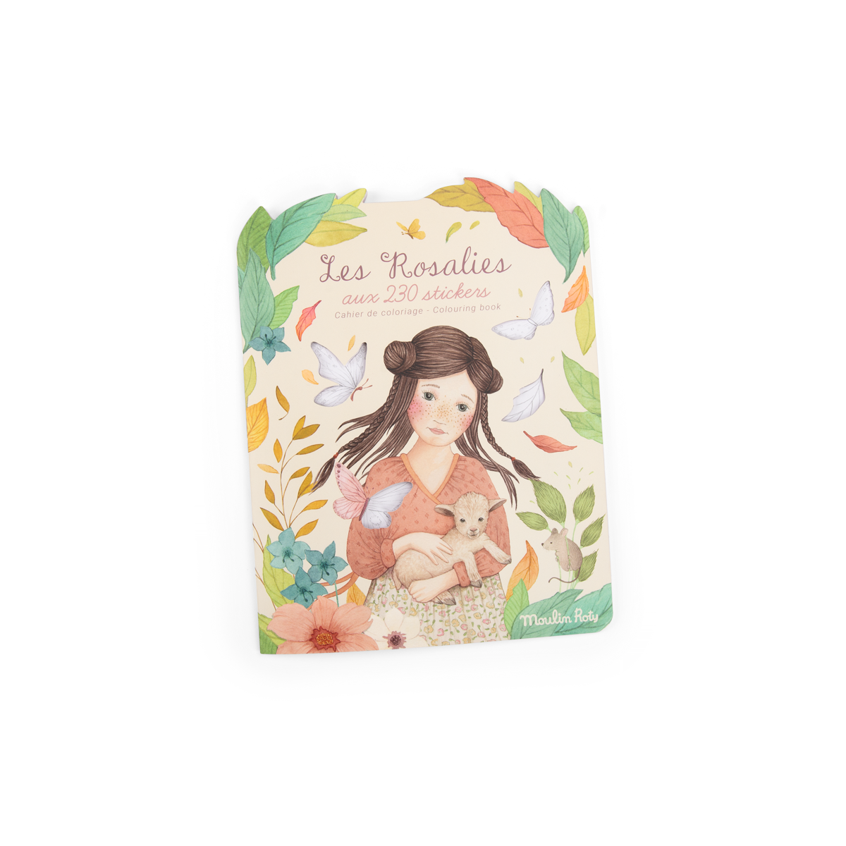 Cahier 230 stickers Les Rosalies Moulin Roty