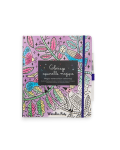 Cahier coloriage magique aquarelle