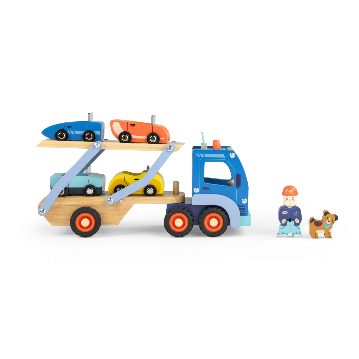 Camion de transport de voitures Avenue du Moulin Moulin Roty