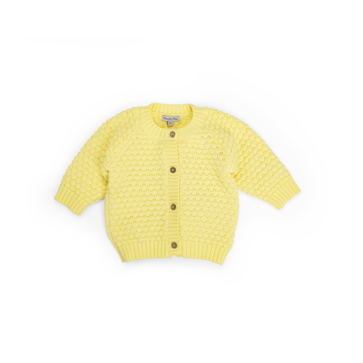 Cardigan jaune pastel  Lumiere