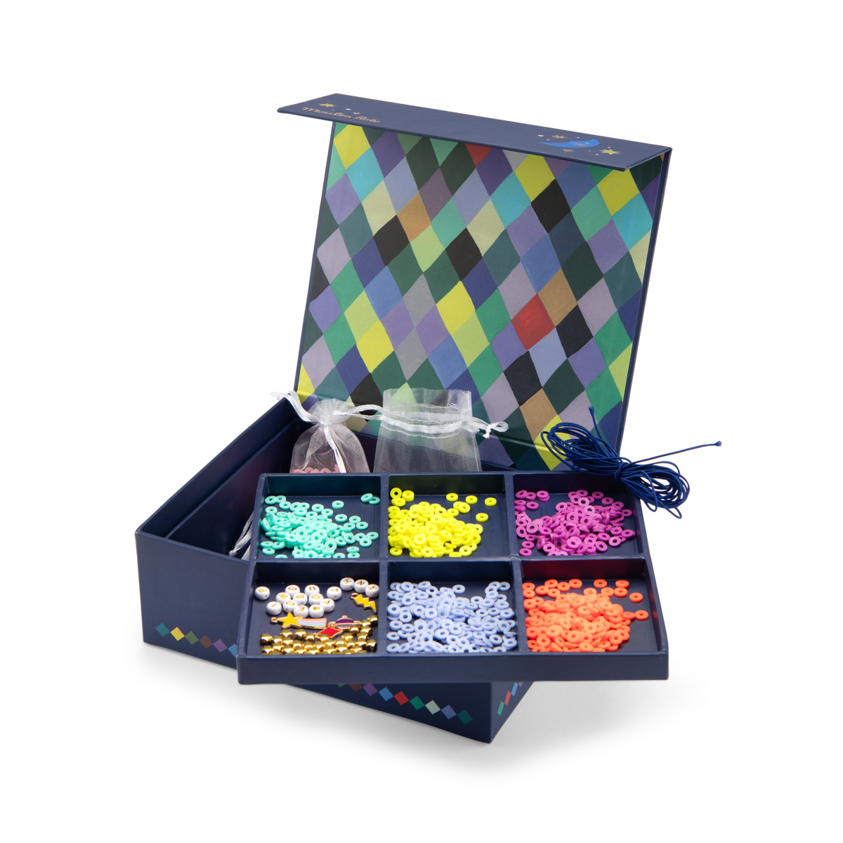 Coffret perles plates