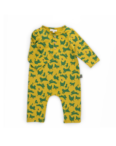 Combinaison jersey carbone gratt vert imprim animaux Osaka