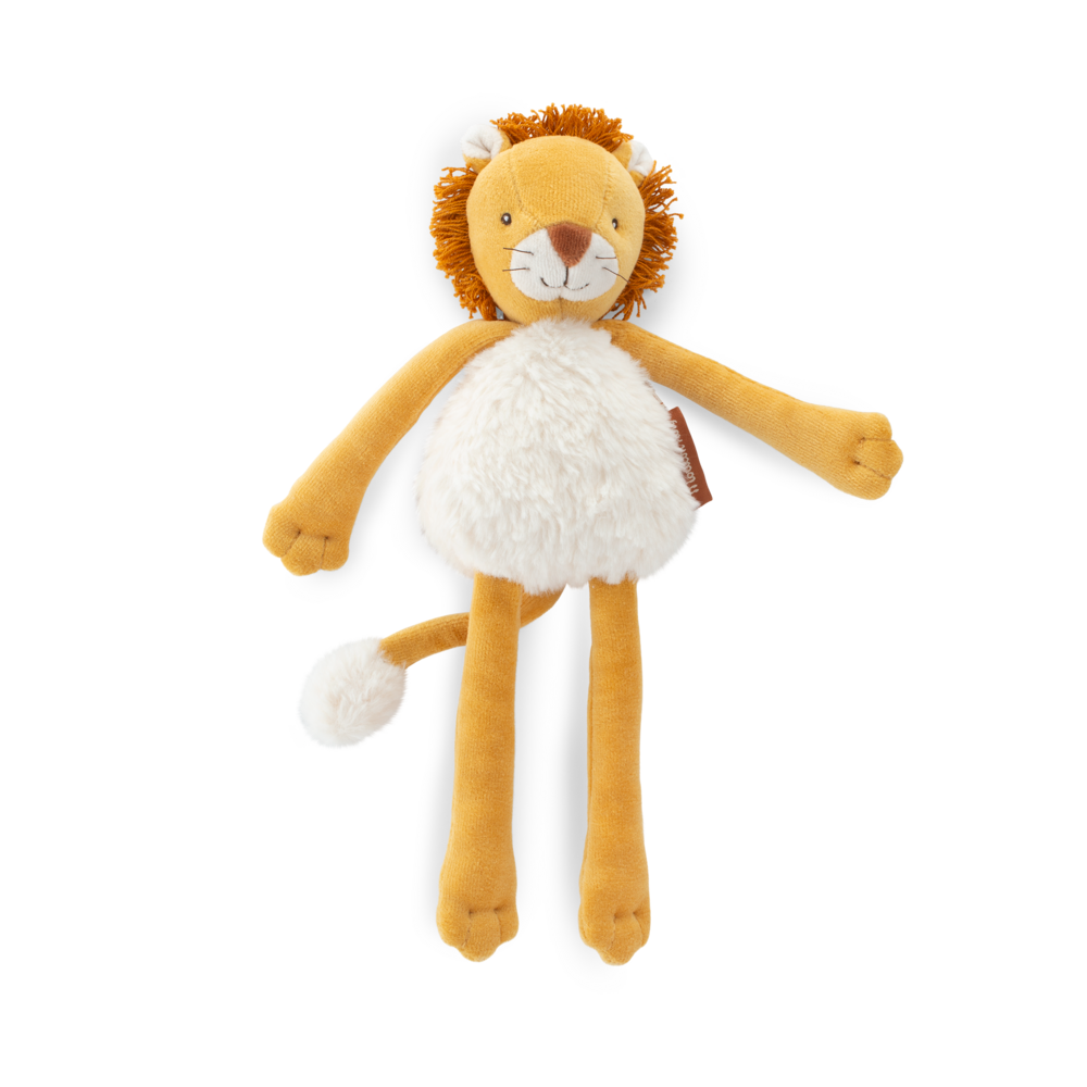 Doudou hochet lion Mamba La foret Mawa Moulin Roty