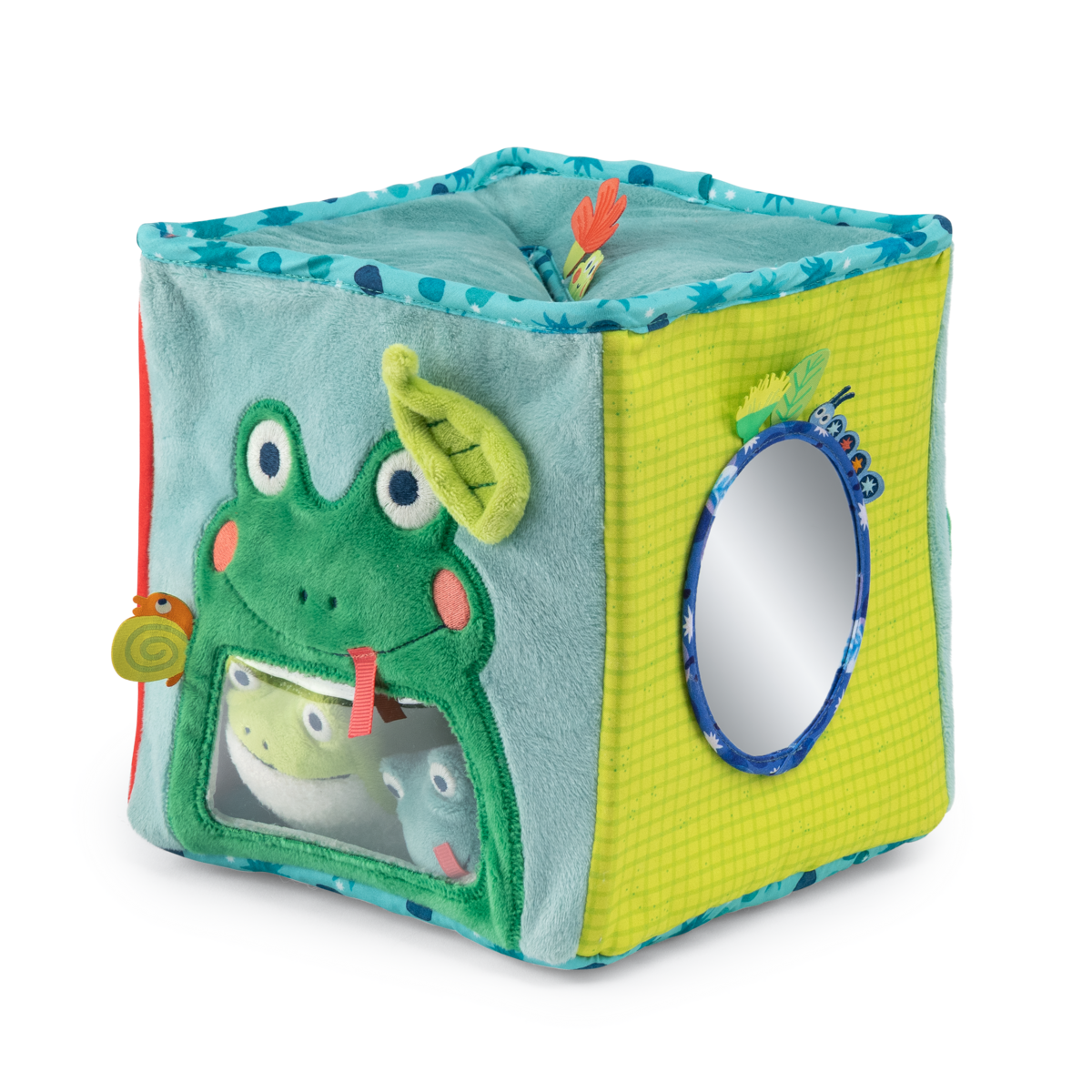 Grand cube dactivits tissu