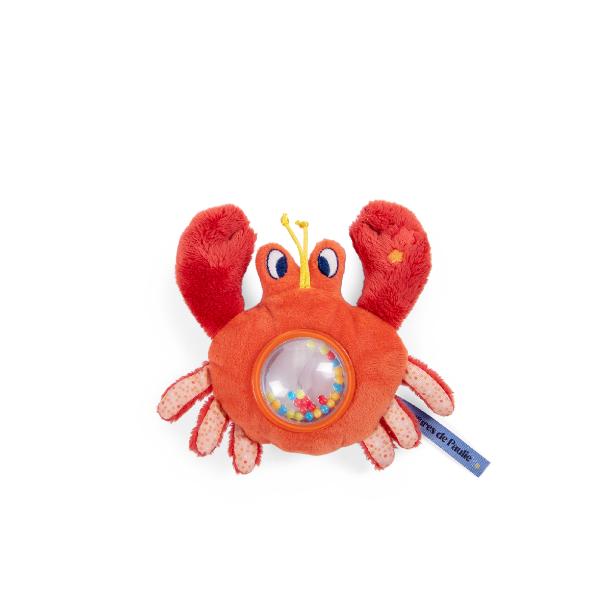 Hochet billes crabe Les aventures de Paulie Moulin Roty