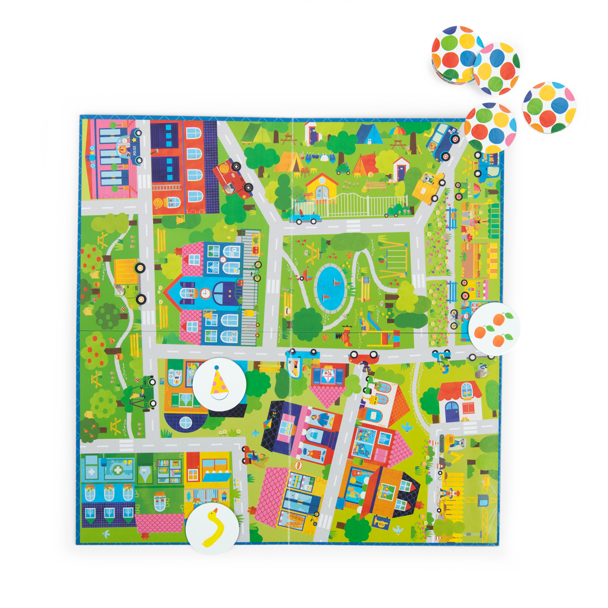 Jeu cherche trouve et raconte Les Popipop Moulin Roty