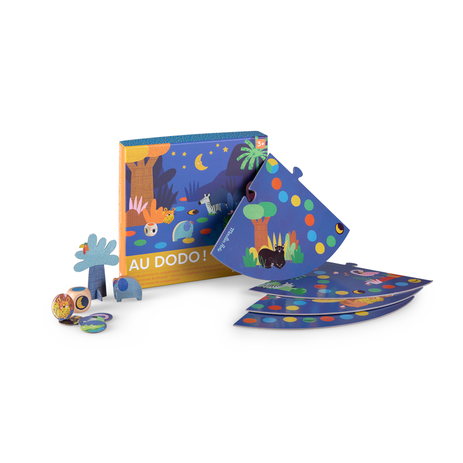 Jeu cooperatif Au dodo  Les Toupitis Moulin Roty
