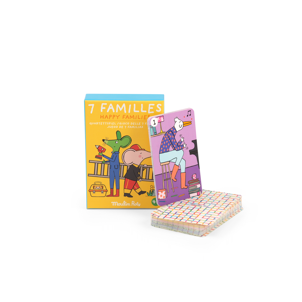 Jeu de 7 familles Les Loufoques Moulin Roty