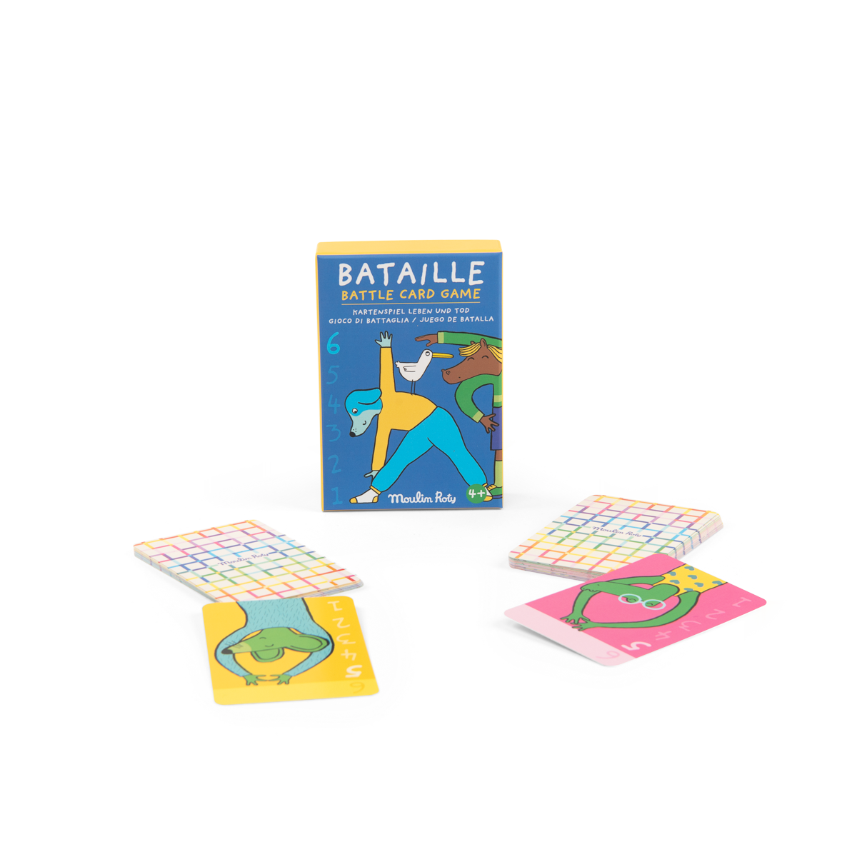 Jeu de cartes bataille Les Loufoques Moulin Roty