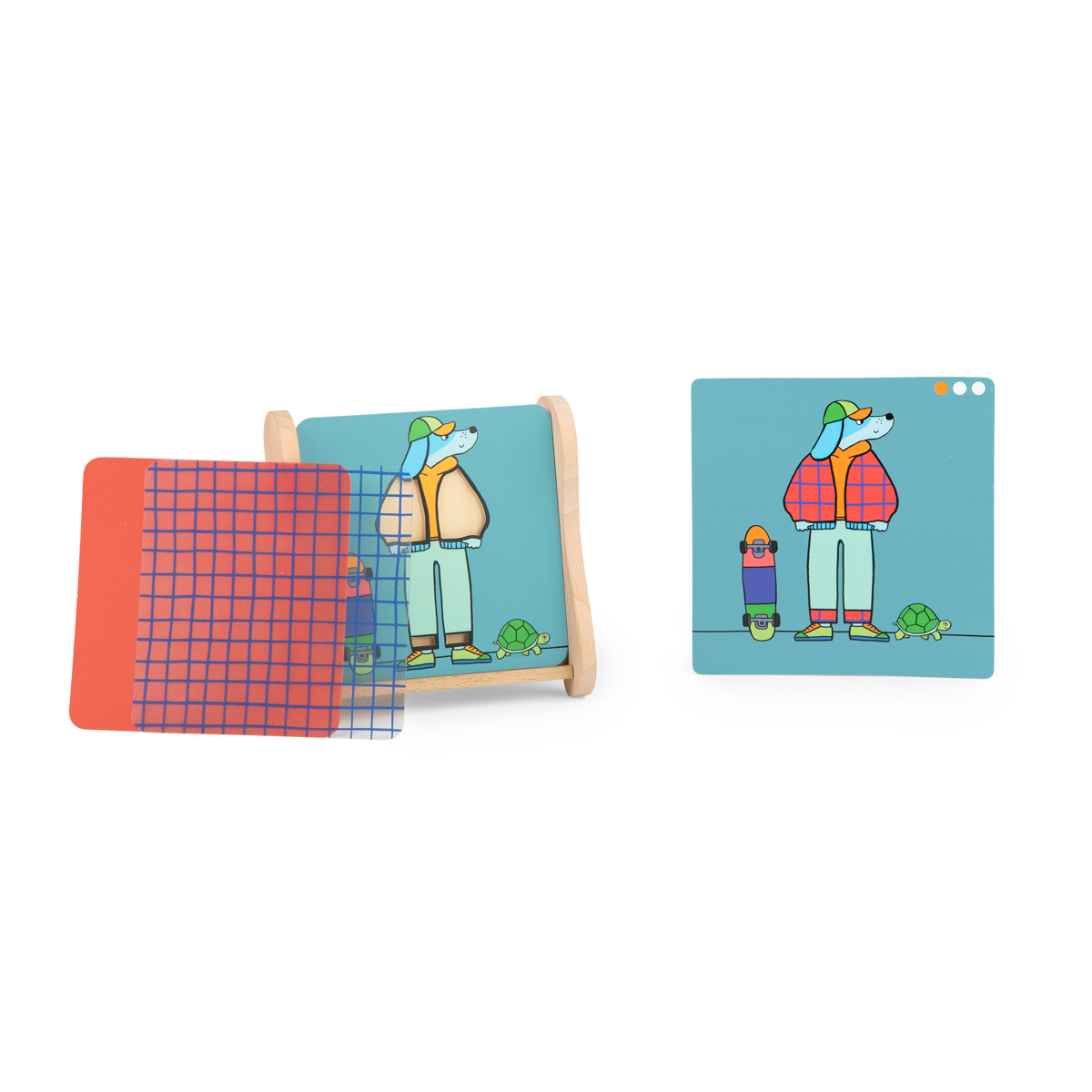 Jeu de logique mix and match Les Loufoques Moulin Roty