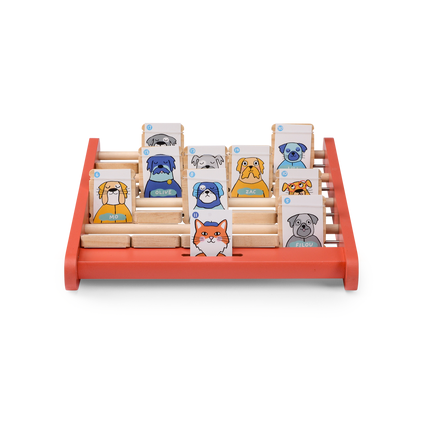 Jeu de societe en bois Qui estu Les Loufoques Moulin Roty