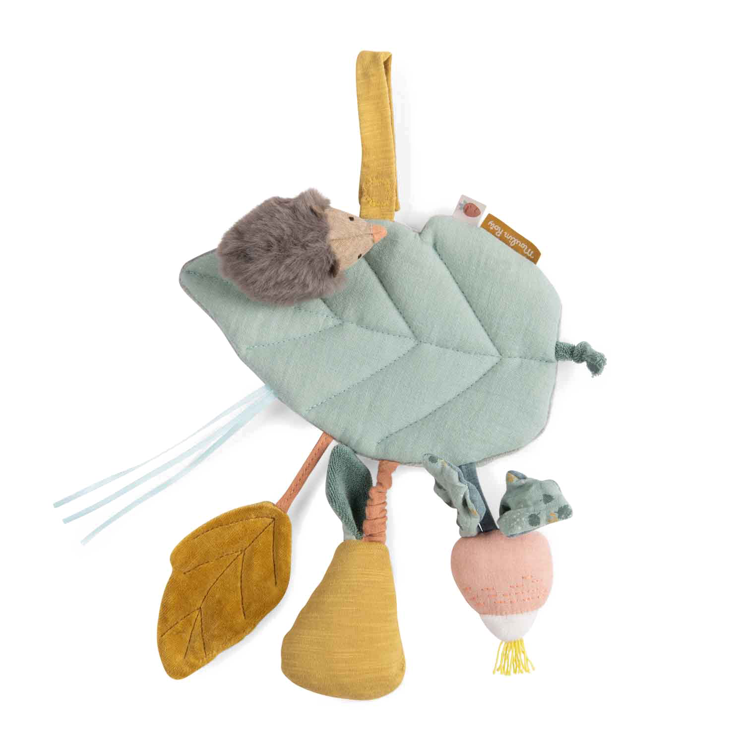 Jouet d'activites a suspendre Feuille Trois petits lapins Moulin Roty