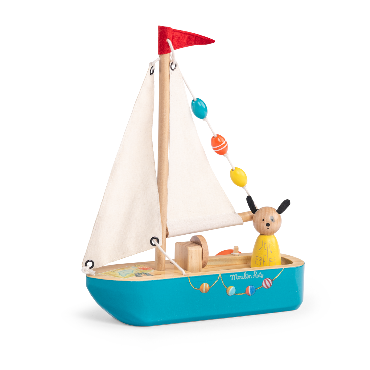 Jouet en bois Le voilier La Grande Famille Moulin Roty