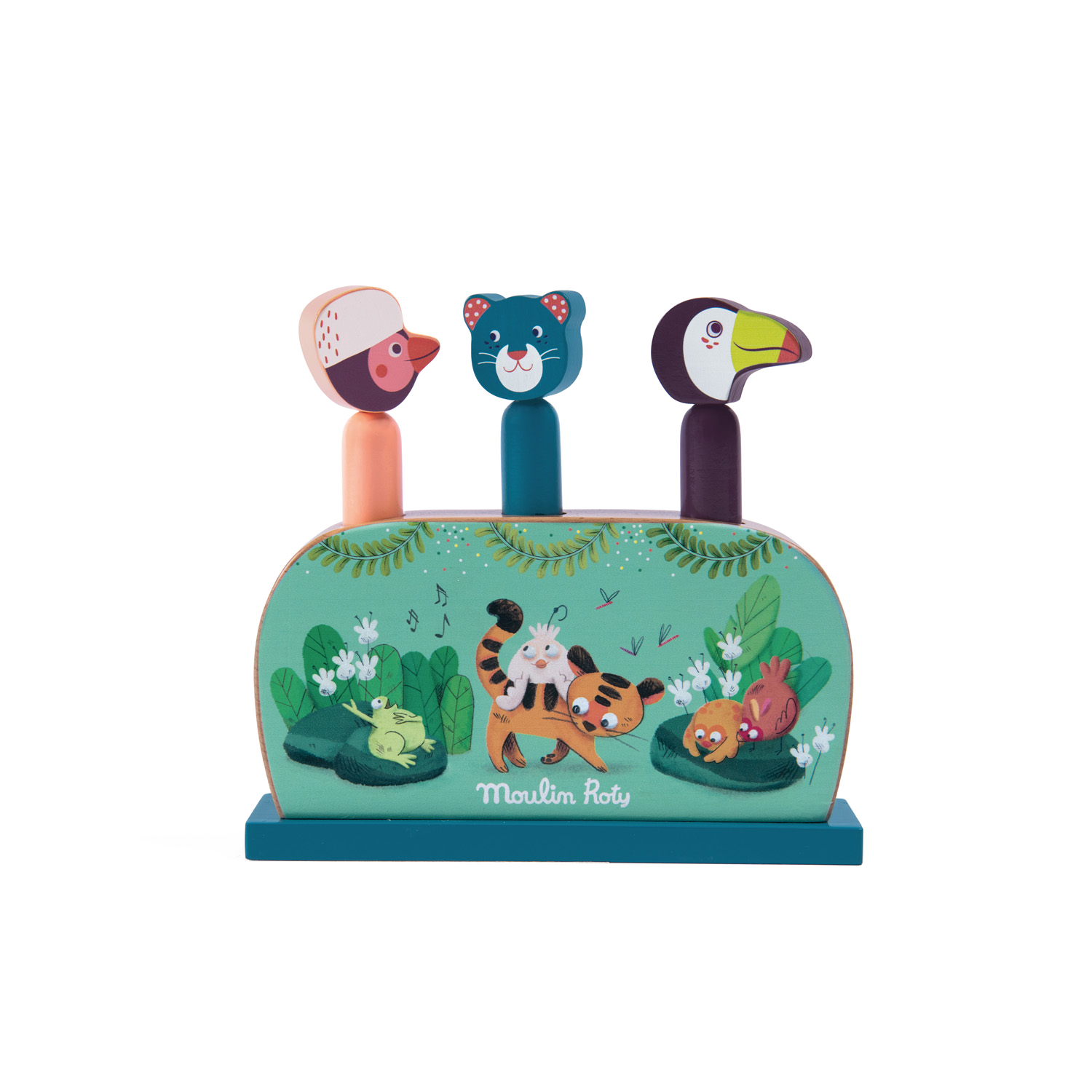 Jouet en bois Pop up Dans la jungle Moulin Roty